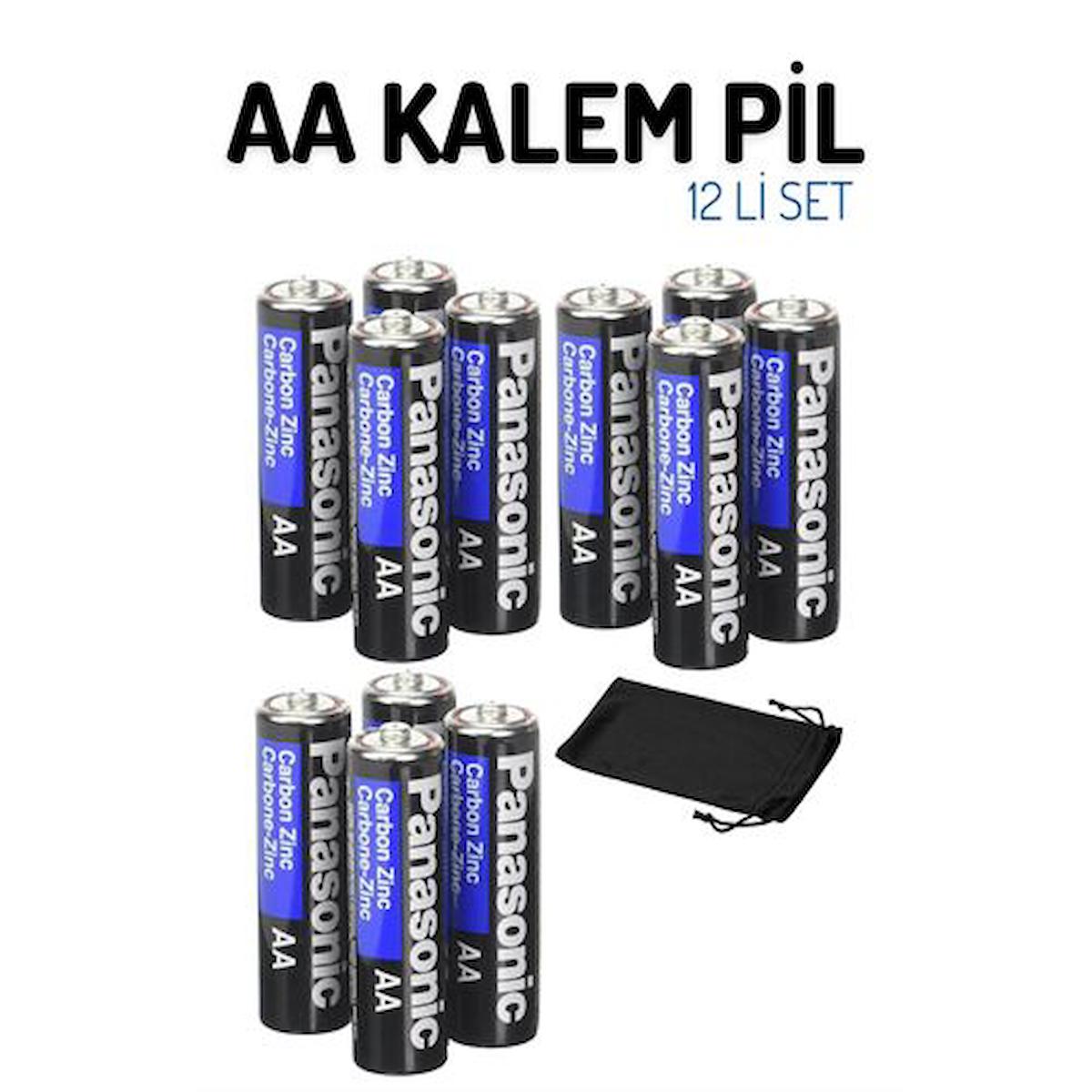 Panasonic Çinko AA / Kalem Pil 12'li