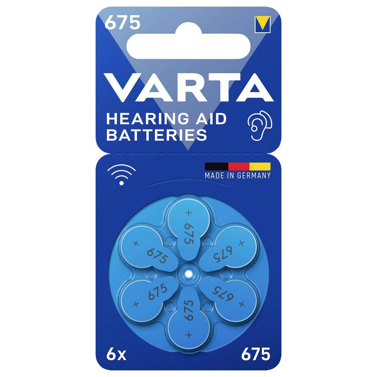 Varta 675 1.45 V Düğme Pil 6'lı