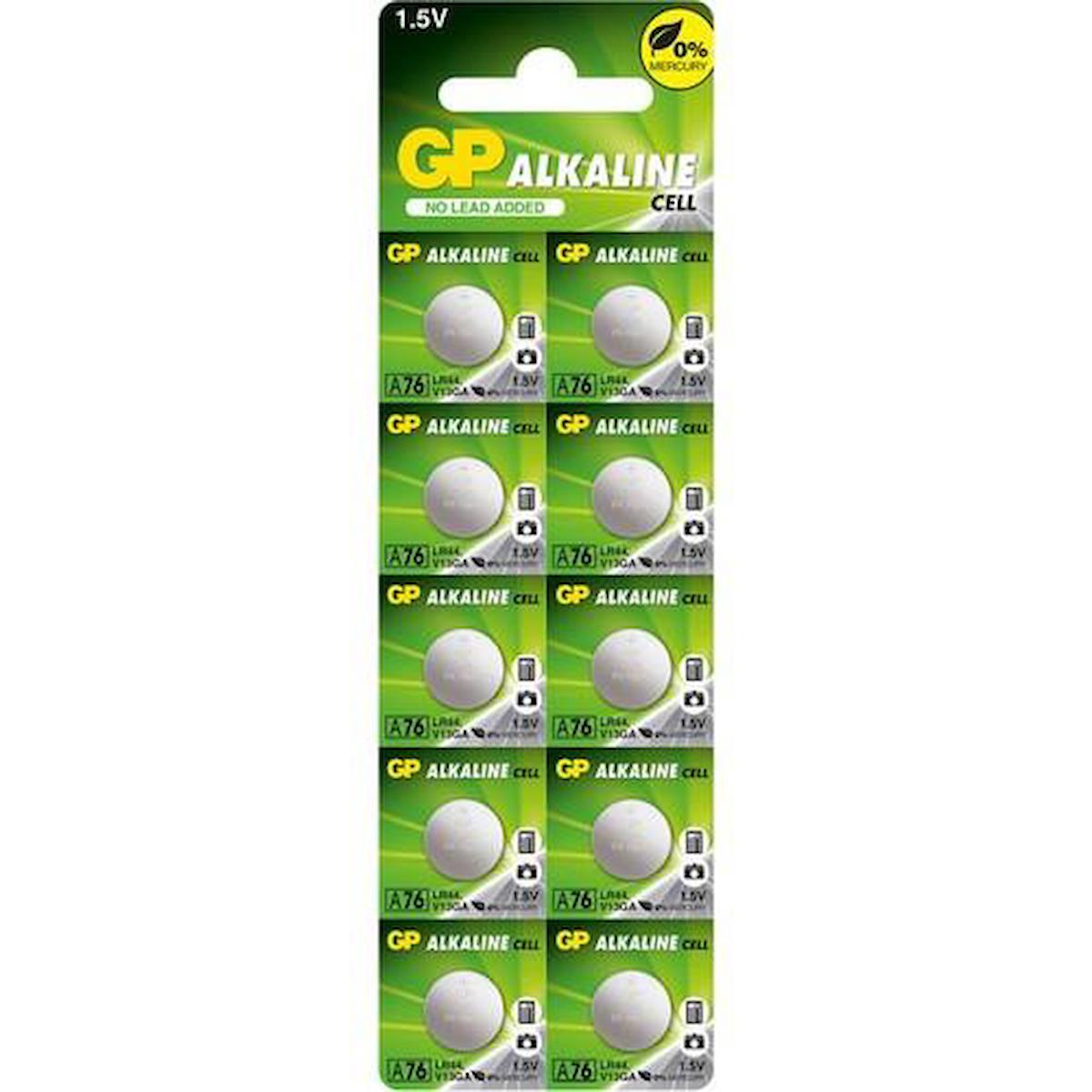 Gp GPA76 1.5 V Alkalin Düğme Pil 5'li