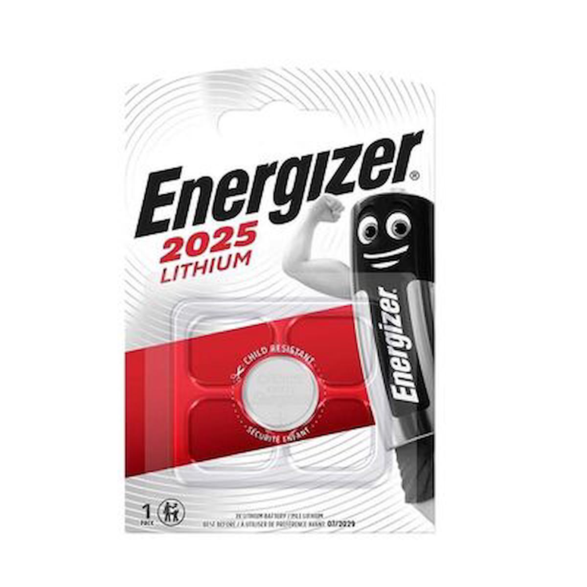 Energizer CR2025 3 V Lityum Düğme Pil