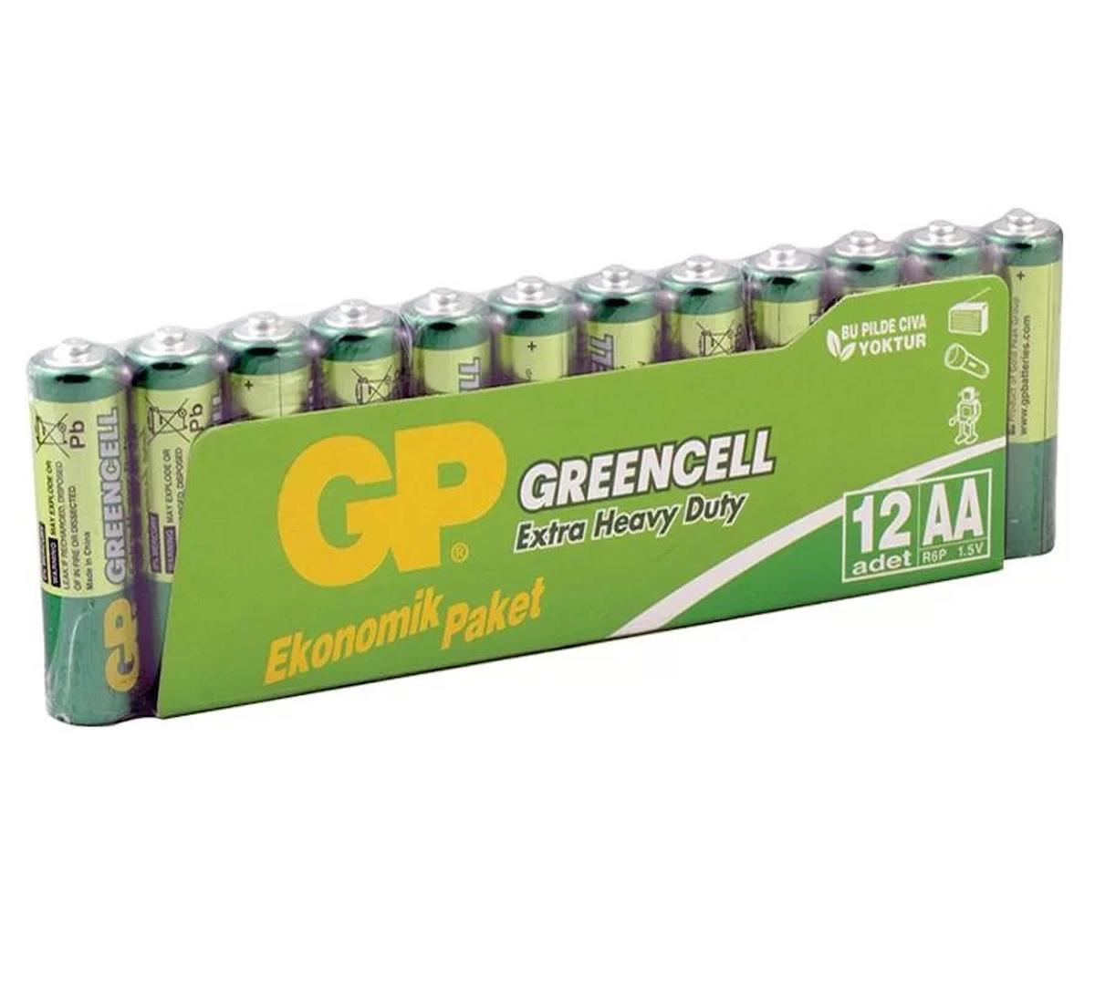 Gp GP15GVS12 1.5 V Alkalin AA / Kalem Pil 12'li