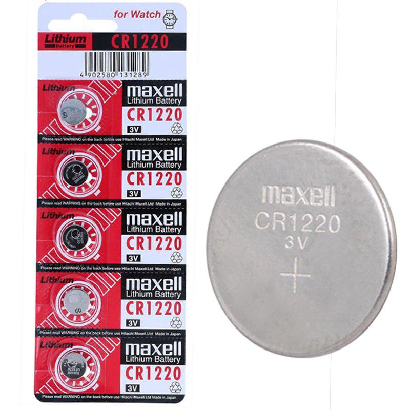 Maxell CR1220 3 V Lityum Düğme Pil 5'li