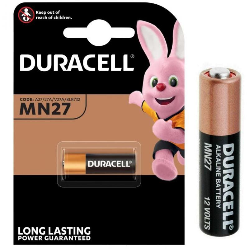 Duracell 12 V Alkalin 27A Pil