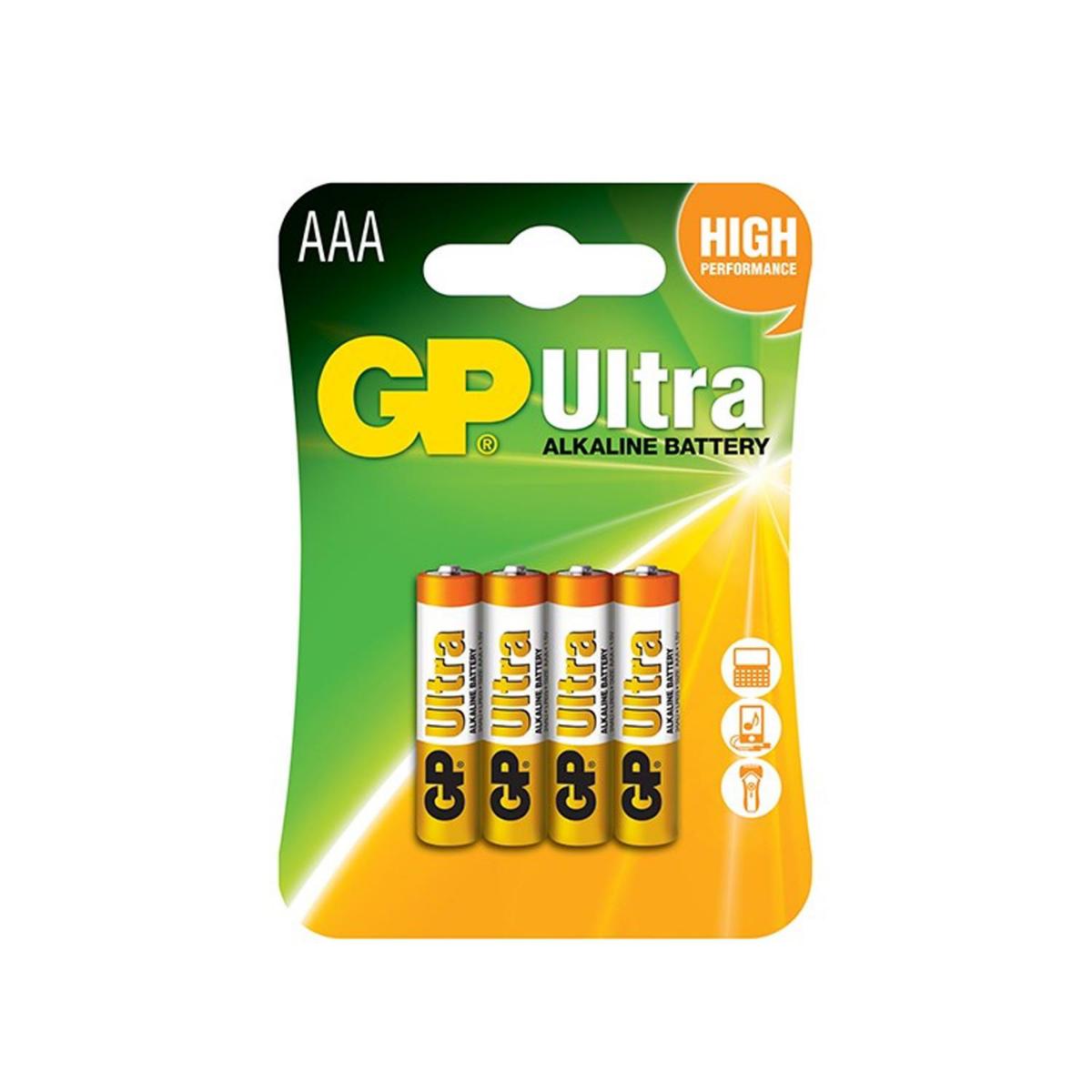 Gp GP24AU2U4 1.5 V Alkalin AAA / İnce Kalem Pil 4'lü