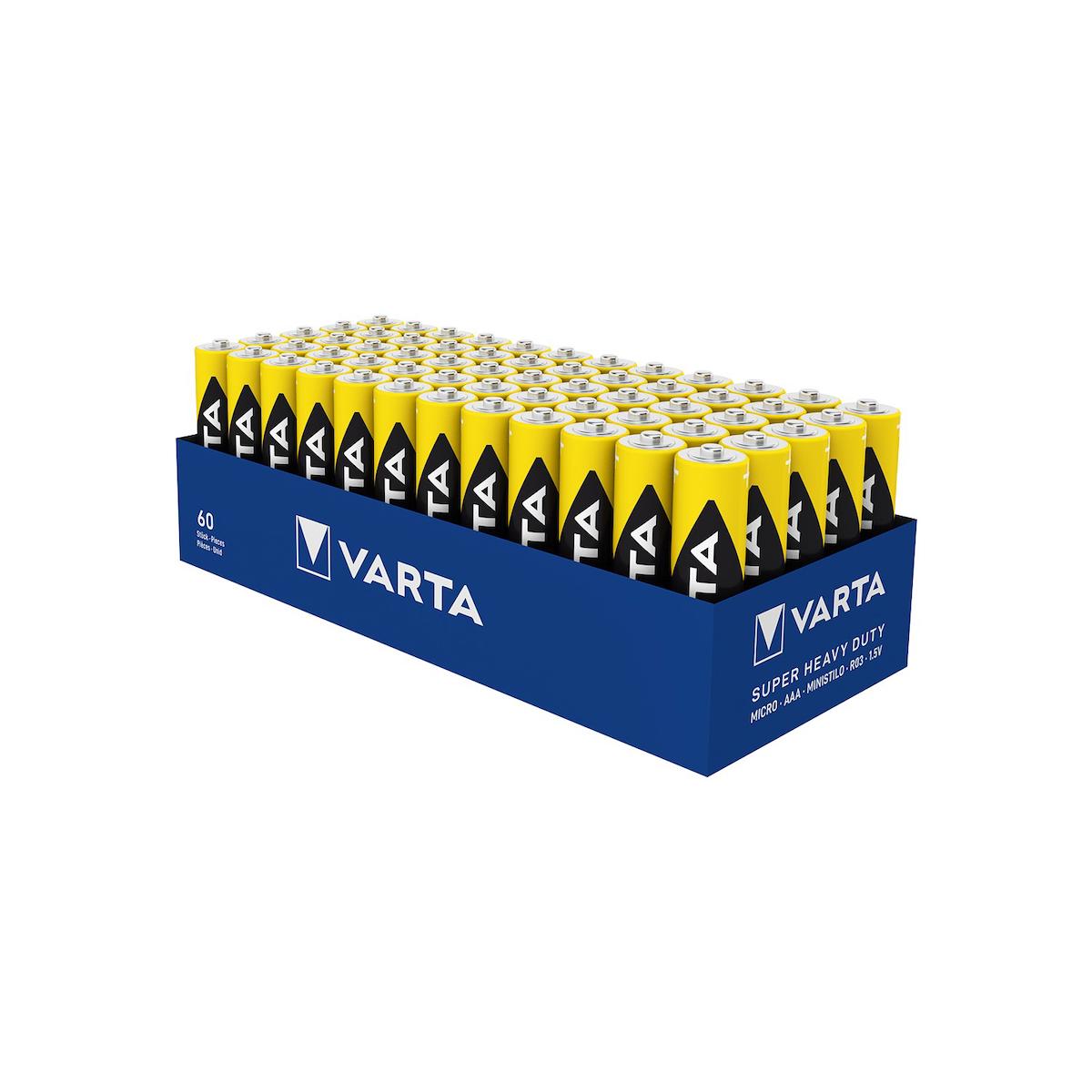 Varta R03 Ministilio 1.5 V Çinko AAA / İnce Kalem Pil 60'lı