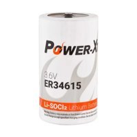 Power-Xtra ER34615 3.6 V Li-SOCI2 D / Büyük Pil