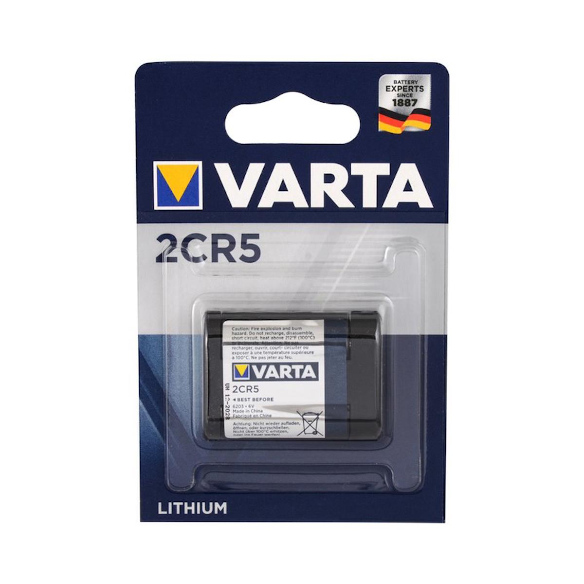 Varta 2CR5 6 V Lityum 2CR5 Pil