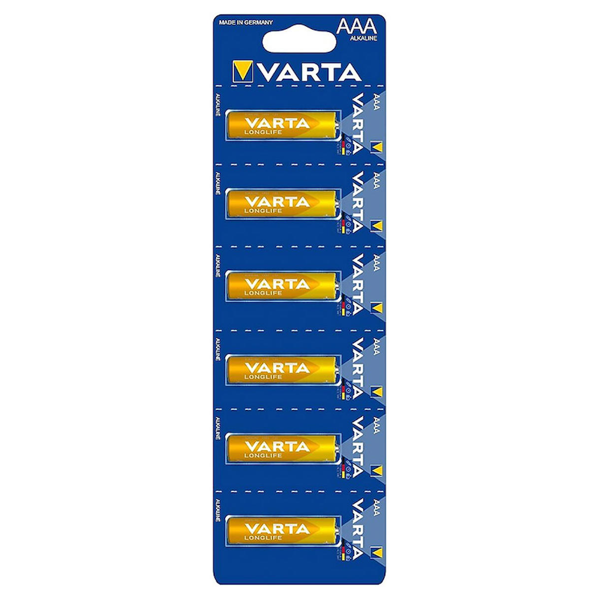 Varta 1.5 V Alkalin AAA / İnce Kalem Pil 6'lı