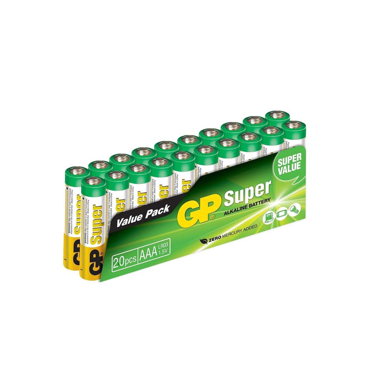 Gp 1.5 V Alkalin AA / Kalem Pil 20'li