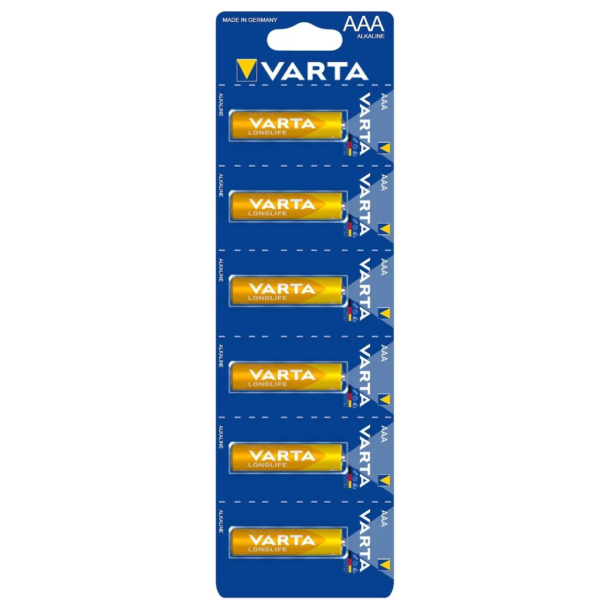 Varta LR03MN2400 1.5 V Alkalin AAA / İnce Kalem Pil 6'lı