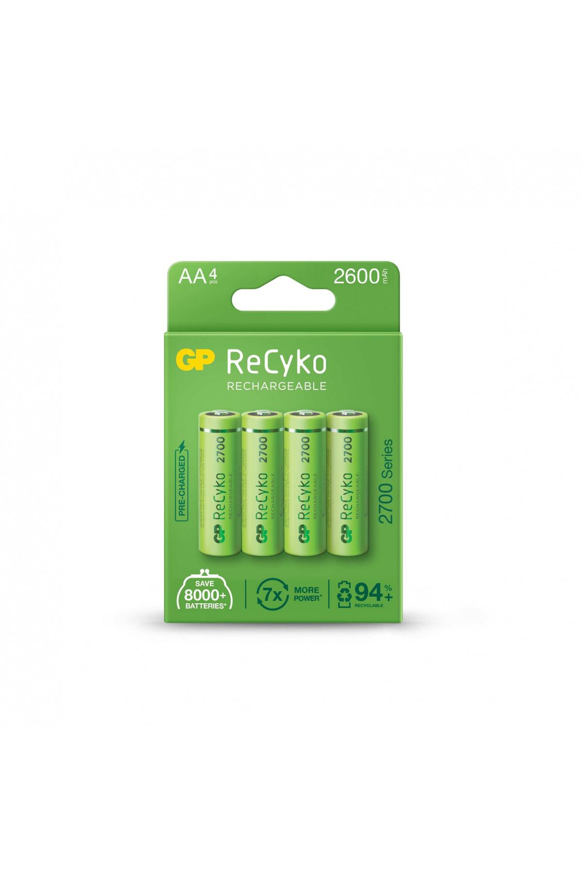 Gp 201062 1.2 V 2600 mAh Ni-Mh AA / Kalem Şarjlı Pil 4'lü
