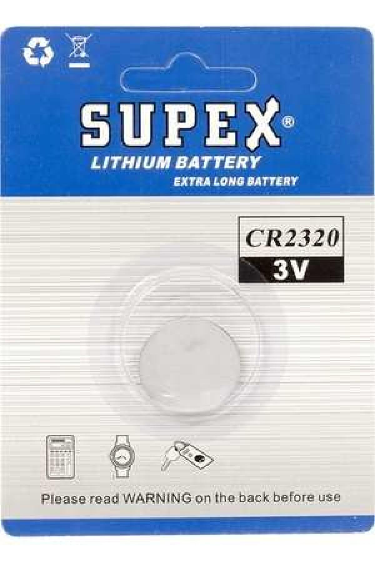Supex CR-2320 3 V Lityum Düğme Pil