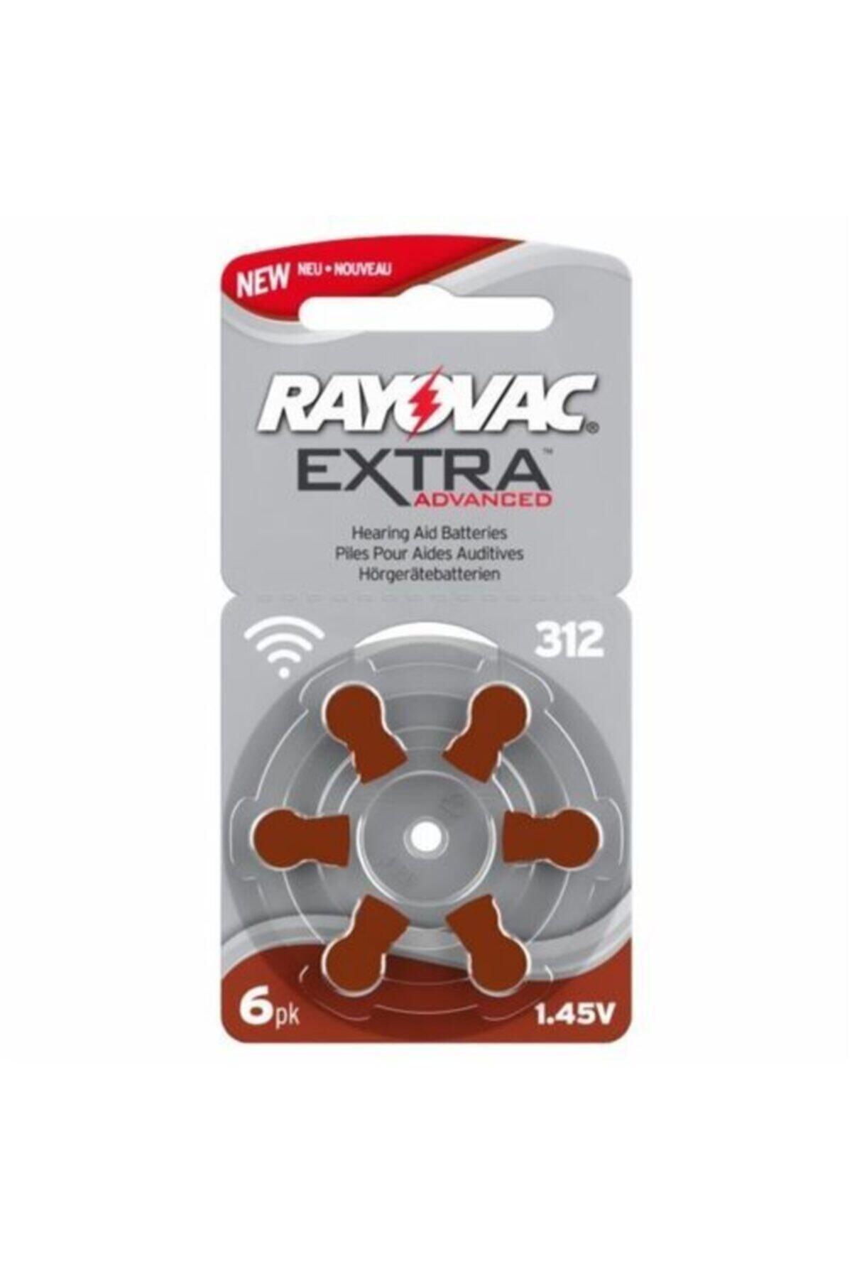 Rayovac 312 1.45 V Çinko Düğme Pil 6'lı