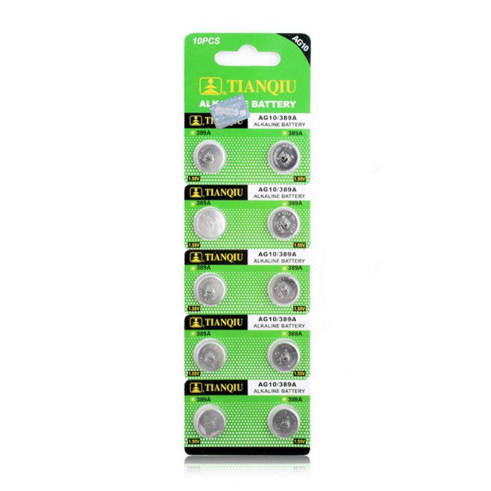Tianqiu AG10LR1130389 1.55 V Alkalin Düğme Pil 10'lu