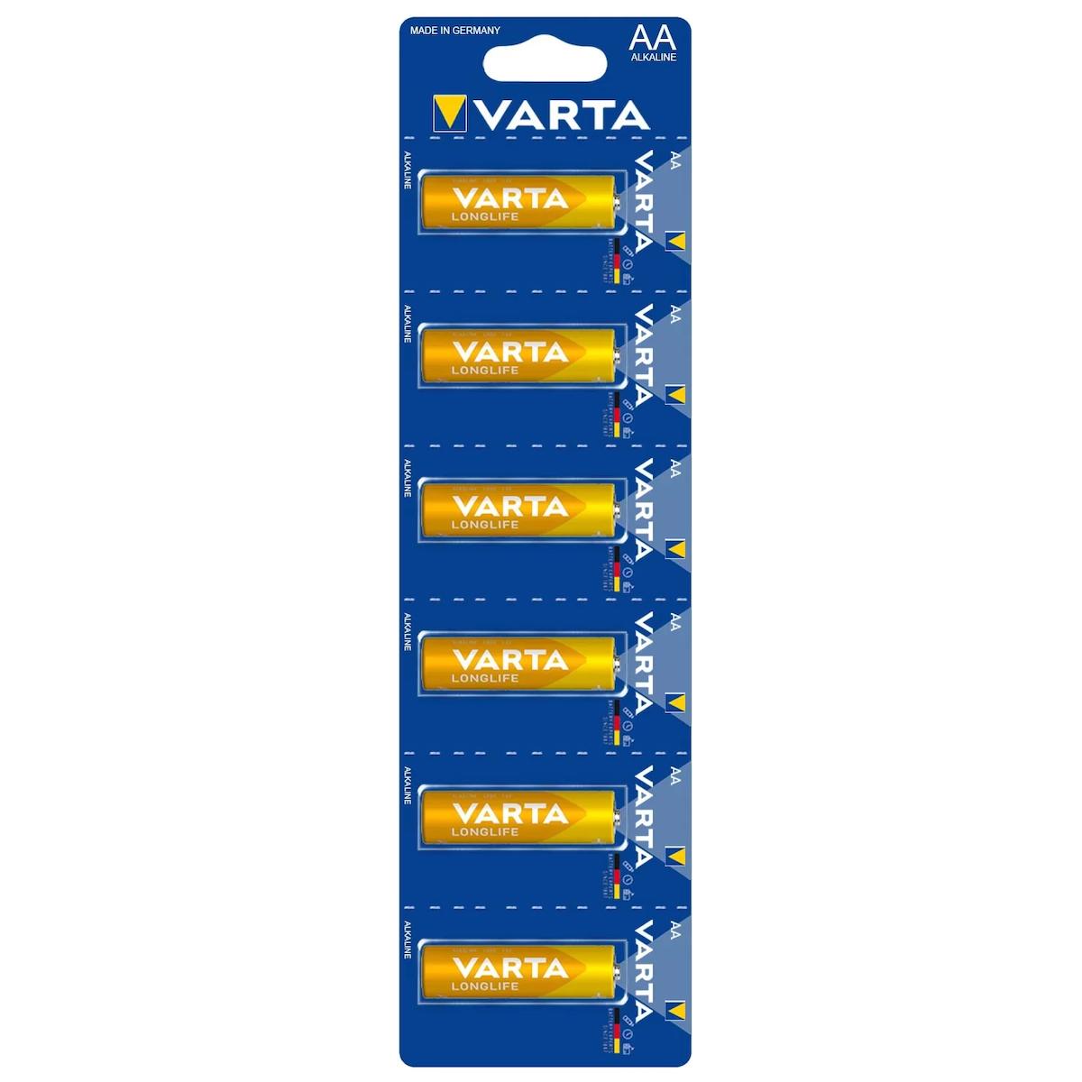 Varta LR6MN1500 1.5 V Alkalin AA / Kalem Pil 6'lı