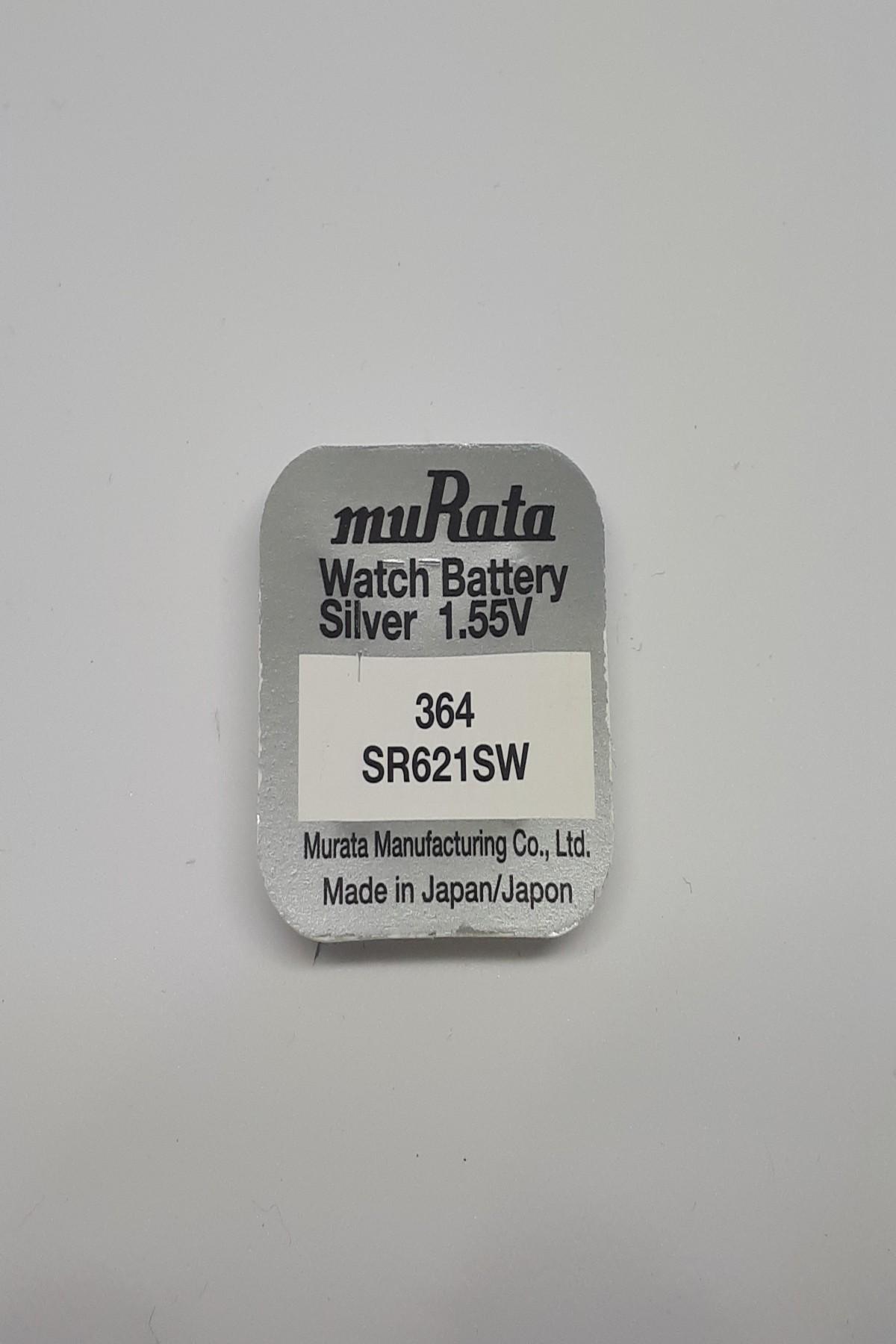 Murata SR621SW364 1.55 V Düğme Pil