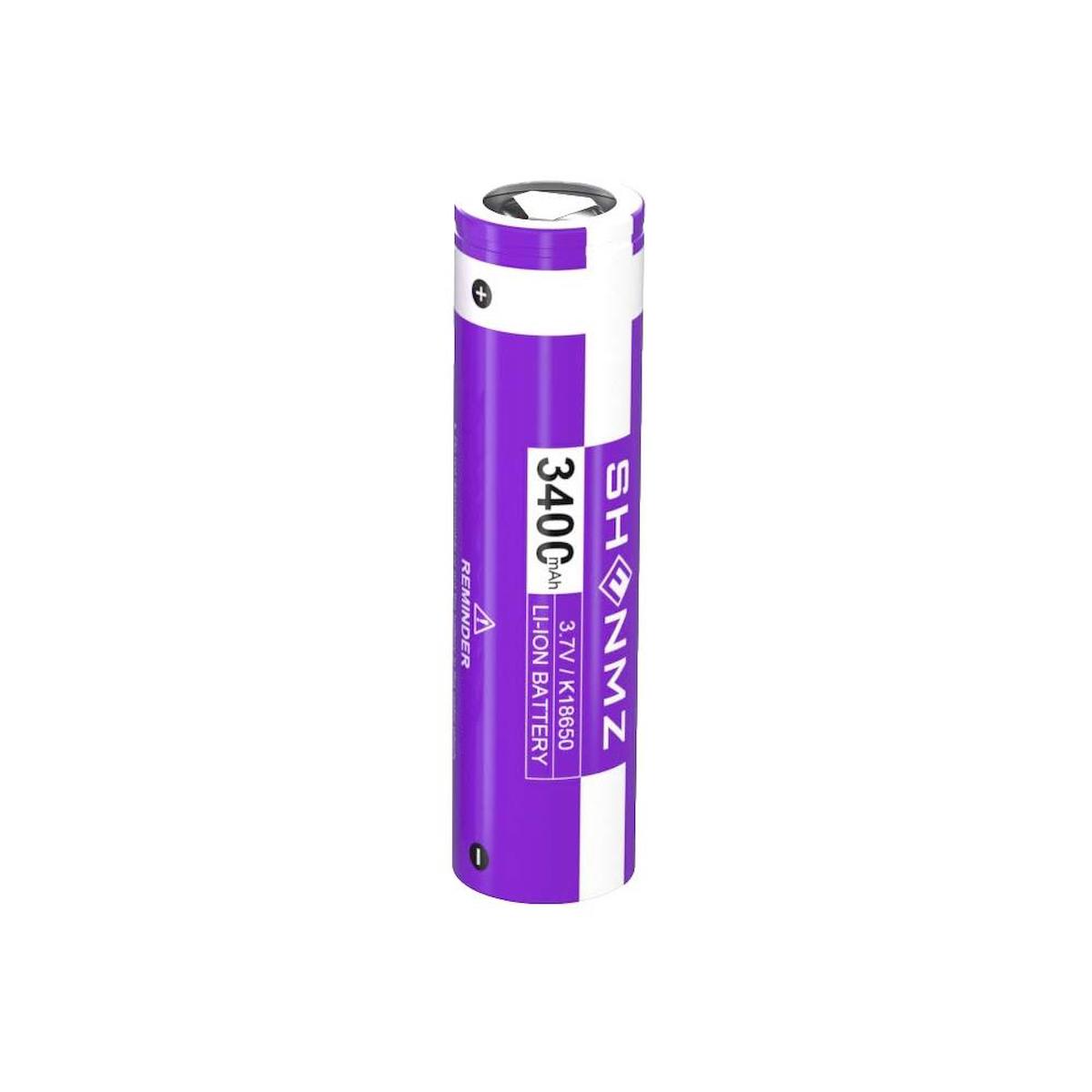 Shenmz K18650 3.7 V 3400 mAh Li-ion Şarjlı Pil