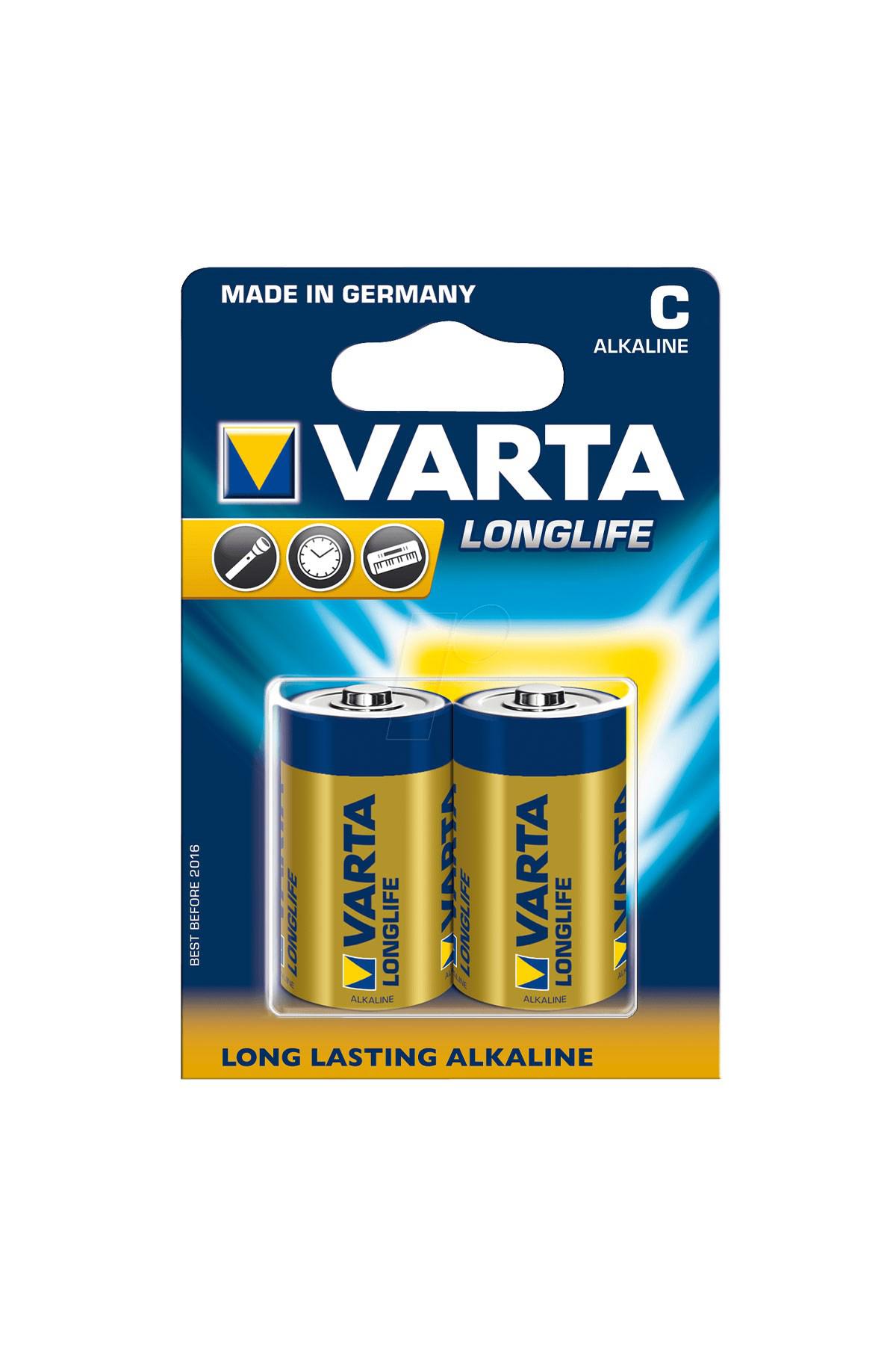 Varta Alkalin C / Orta Pil 2'li