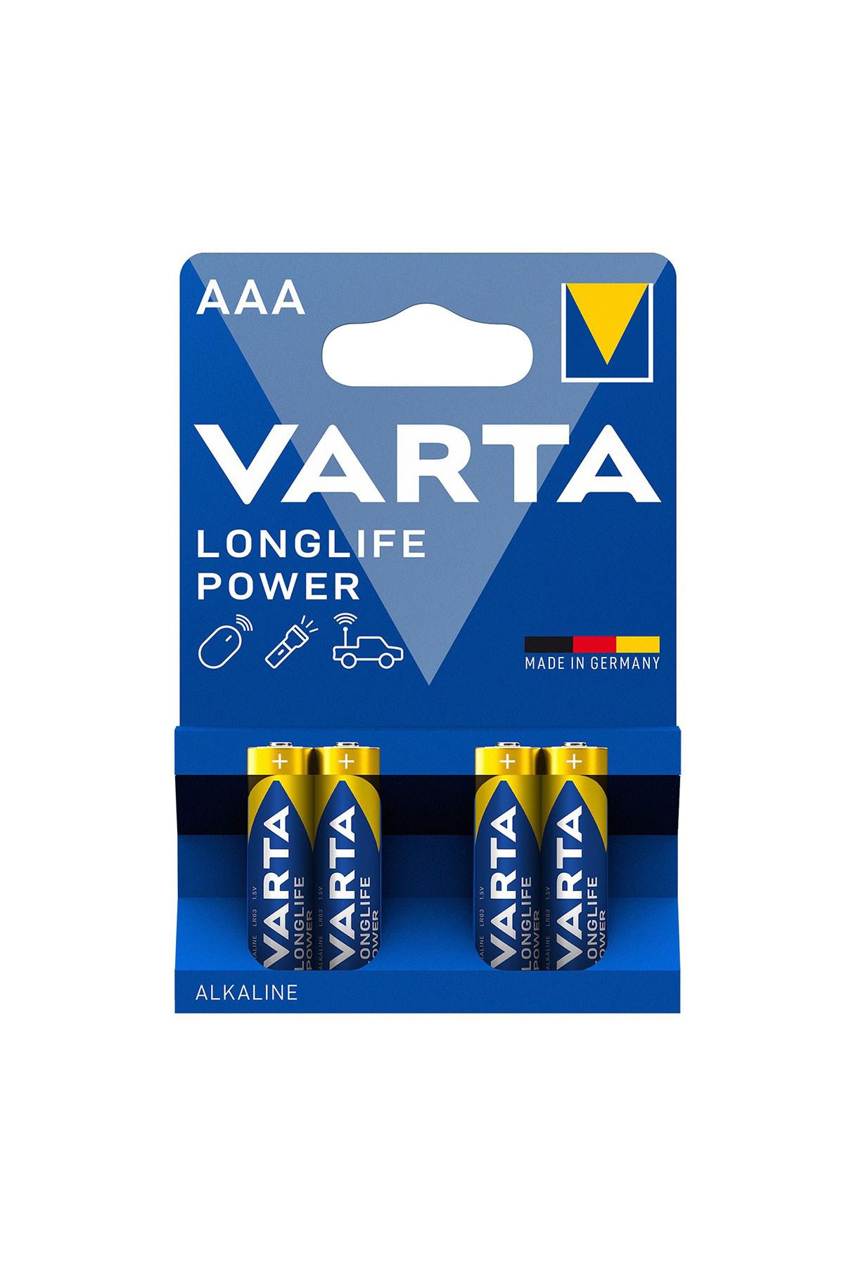 Varta LR03 1.5 V Alkalin AAA / İnce Kalem Pil 4'lü