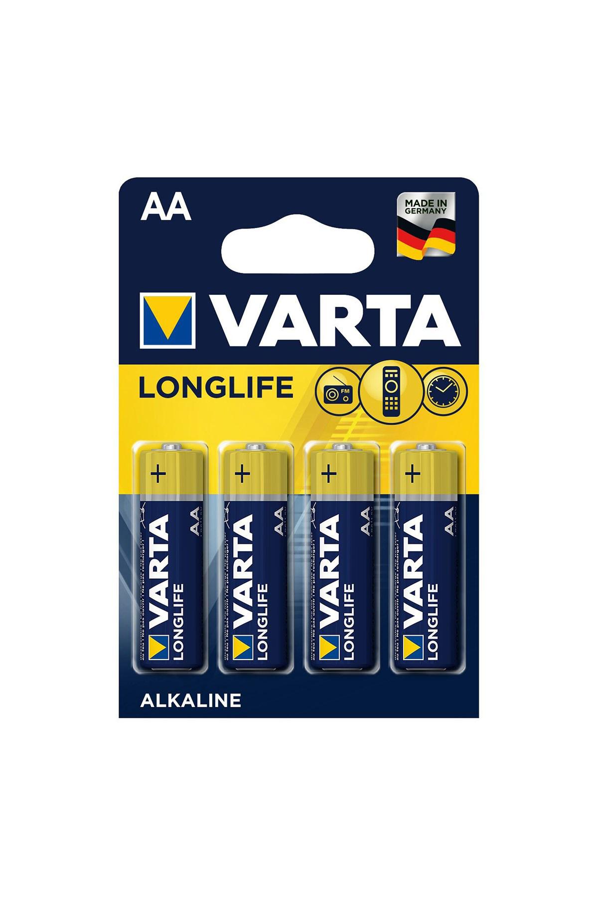 Varta Alkalin AA / Kalem Pil 4'lü