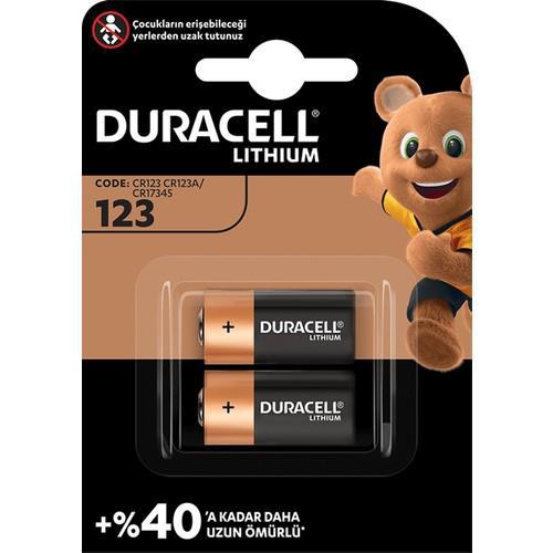 Duracell 123A 3 V Lityum 123 Pil 2'li