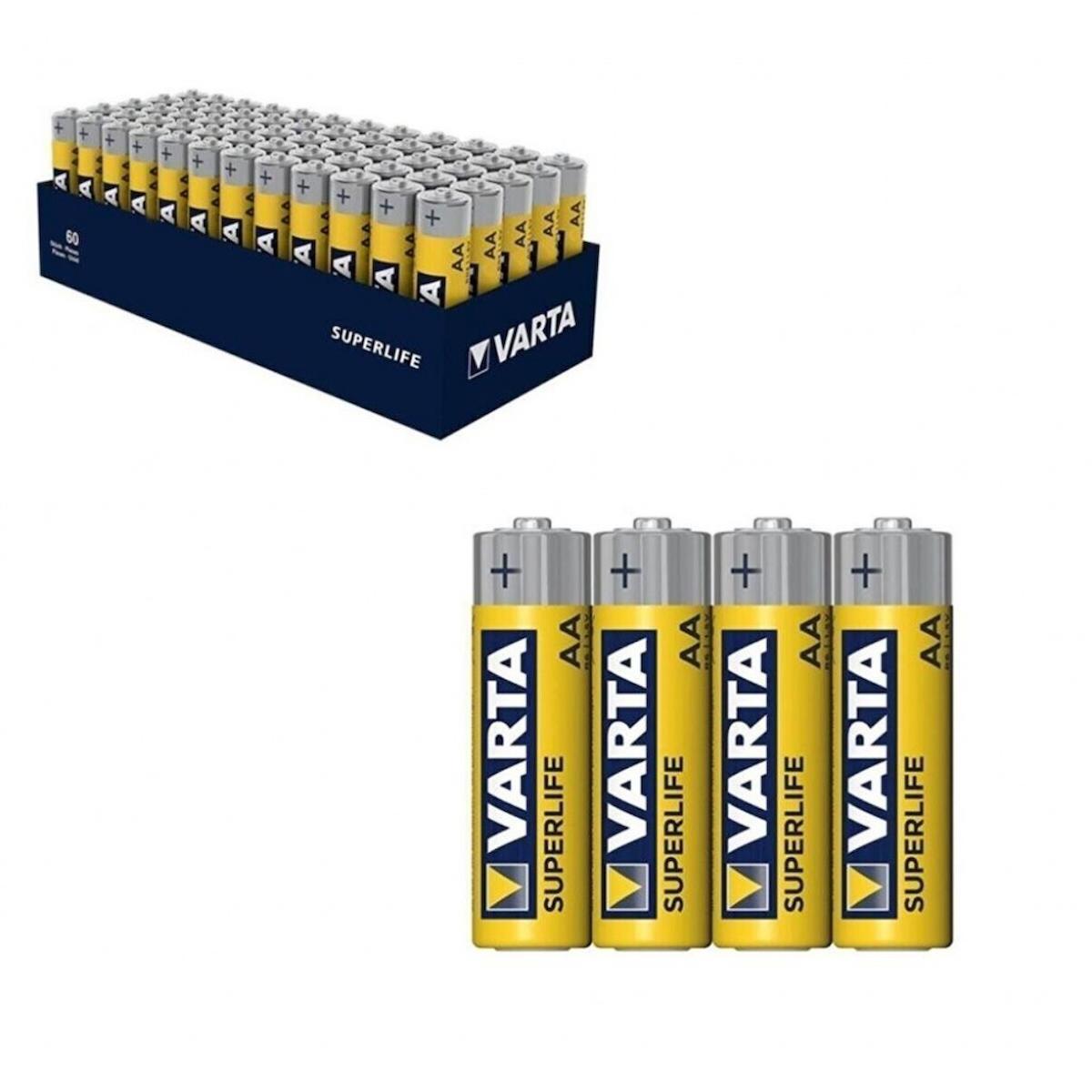 Varta R6 1.5 V Çinko AA / Kalem Pil 60'lı