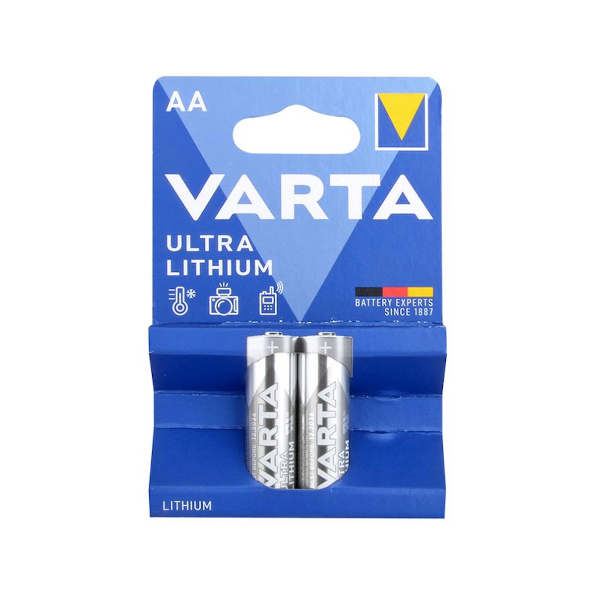 Varta 1.5 V Lityum AA / Kalem Pil 2'li