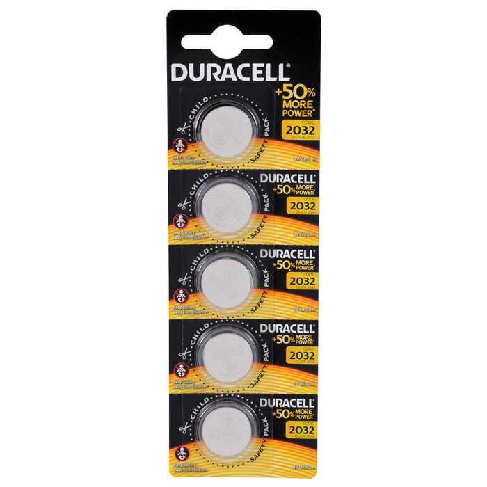 Duracell CR2032 3 V Lityum Düğme Pil 5'li