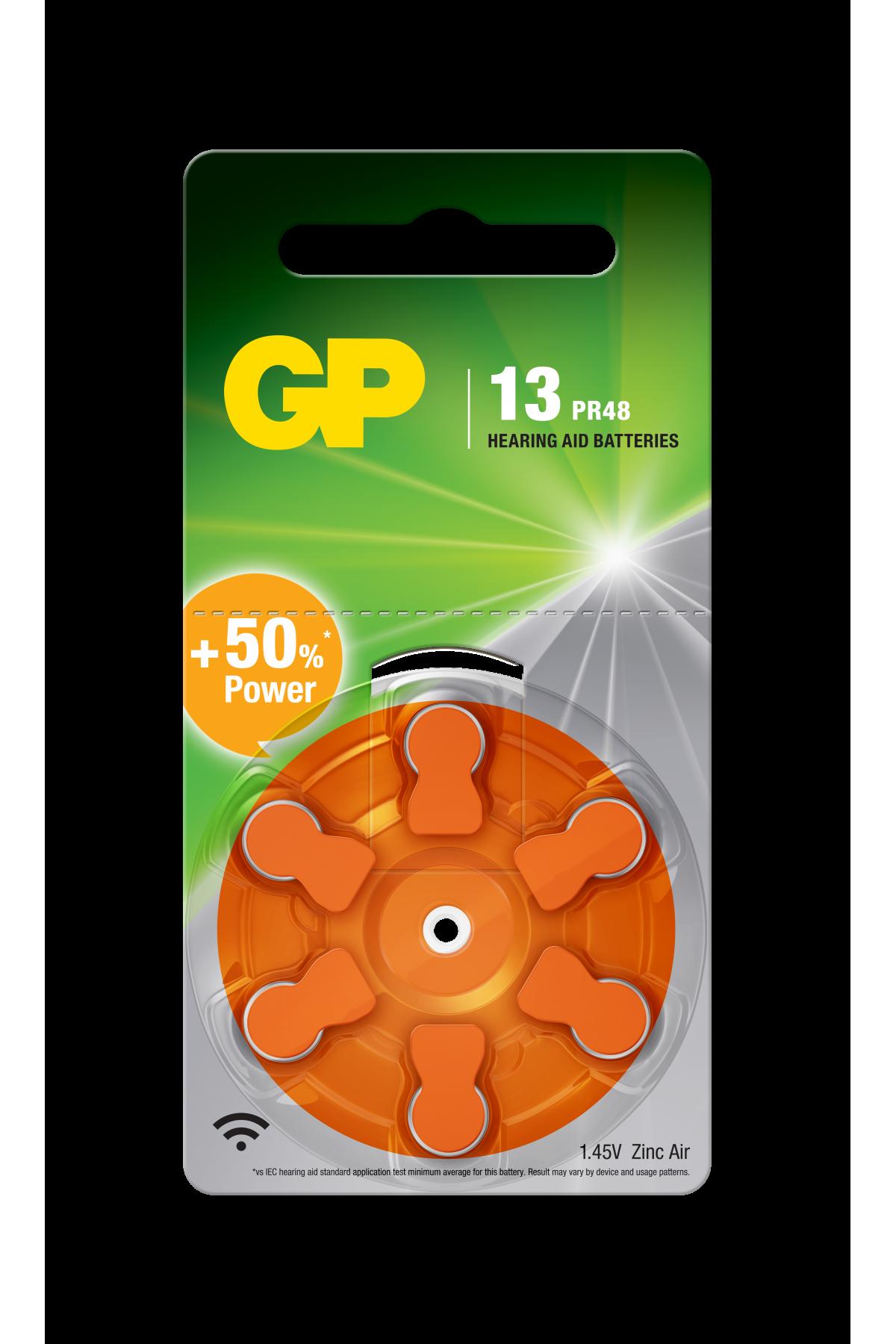 Gp ZA13 D6 1.4 V Çinko Düğme Pil 6'lı