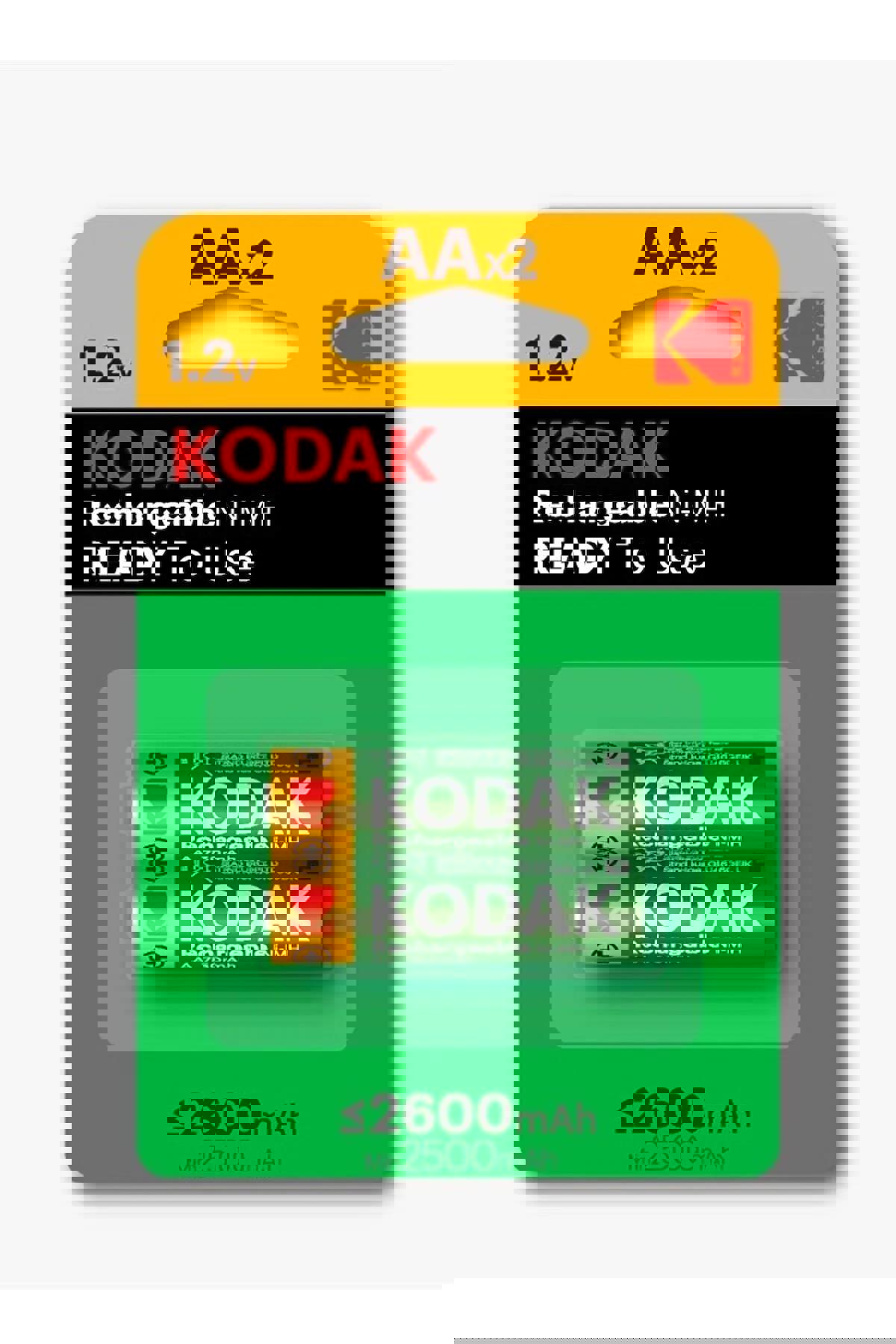 Kodak 5006517 1.2 V 2600 mAh Ni-Mh AA / Kalem Şarjlı Pil 2'li
