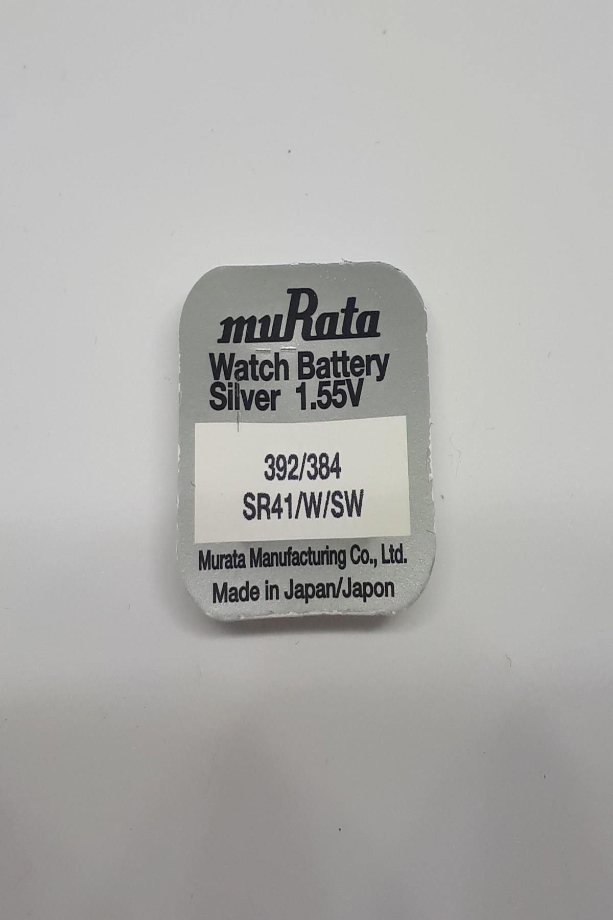 Murata 392384SR41 1.55 V Düğme Pil
