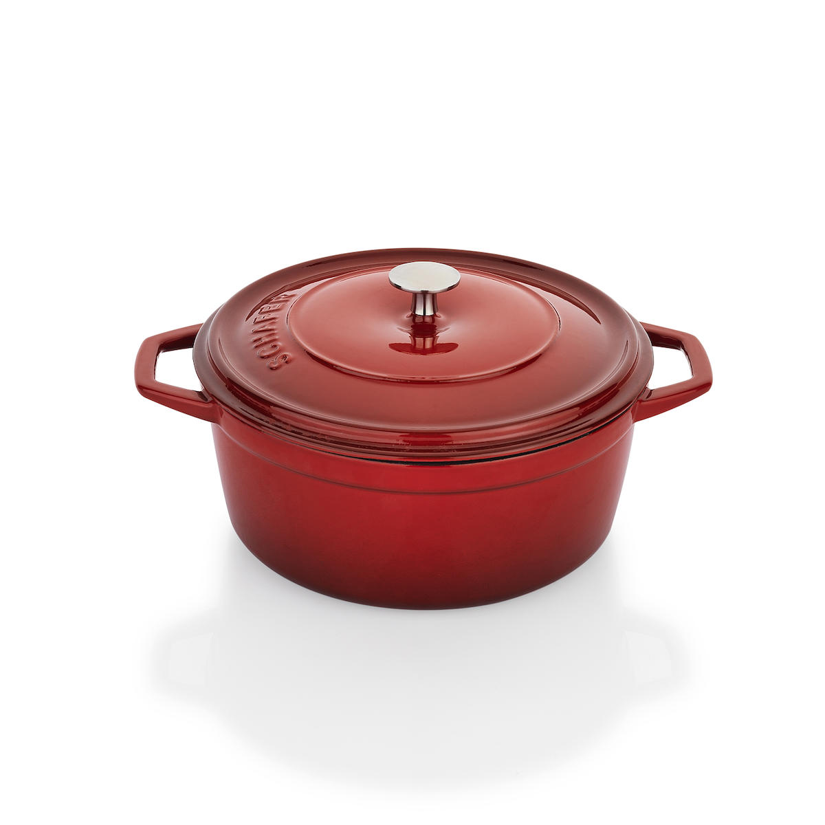 Schafer Guss Chef 2 Parça 24 cm Döküm Derin Tencere