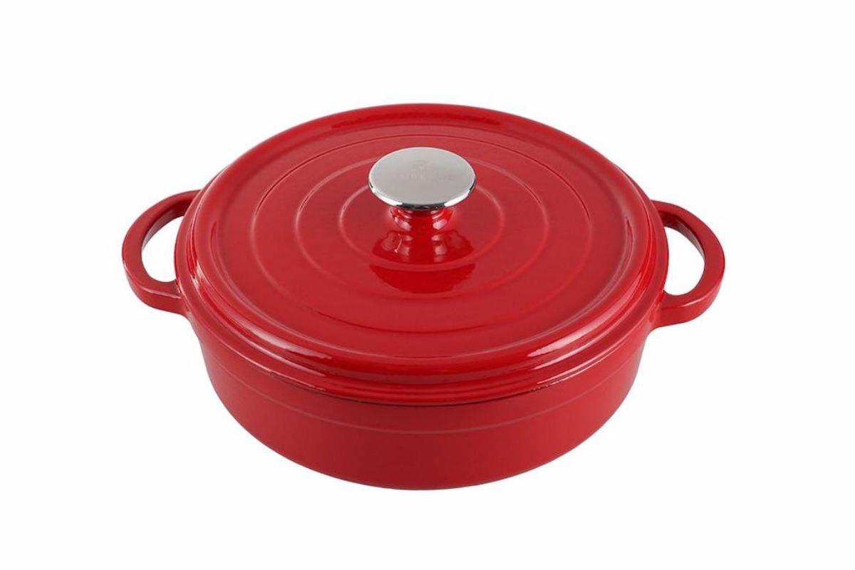Porland Porselen Sapore 04Fst002568 28 cm Döküm Basık Tencere