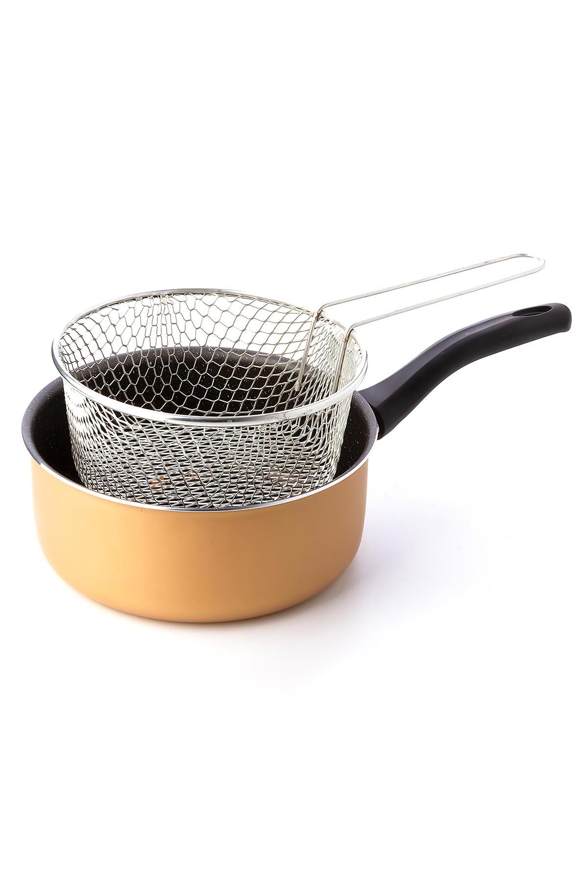 Cem Safran 20 cm Granit Kızartma Tenceresi