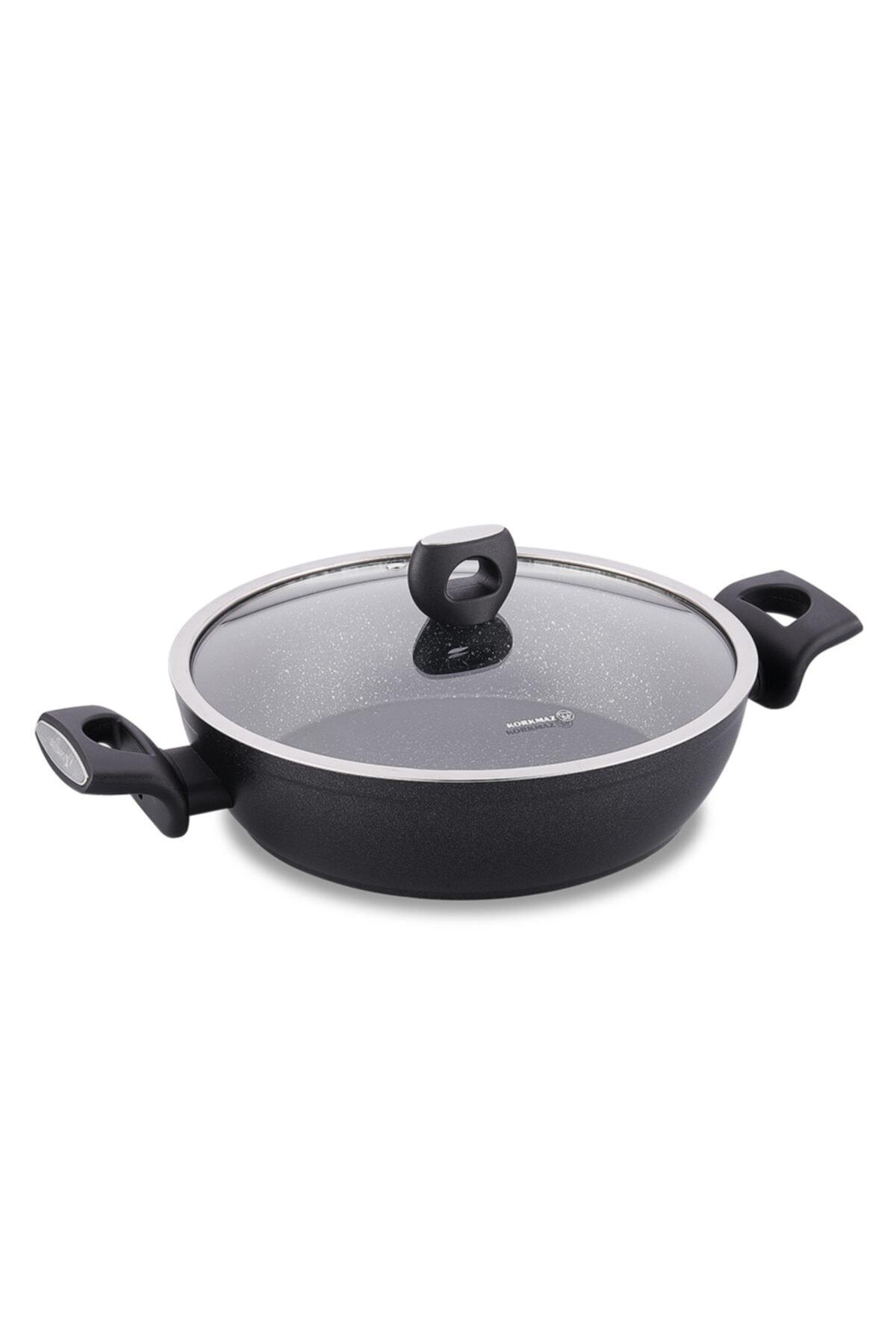 Korkmaz 26 cm Granit Kısa Tencere