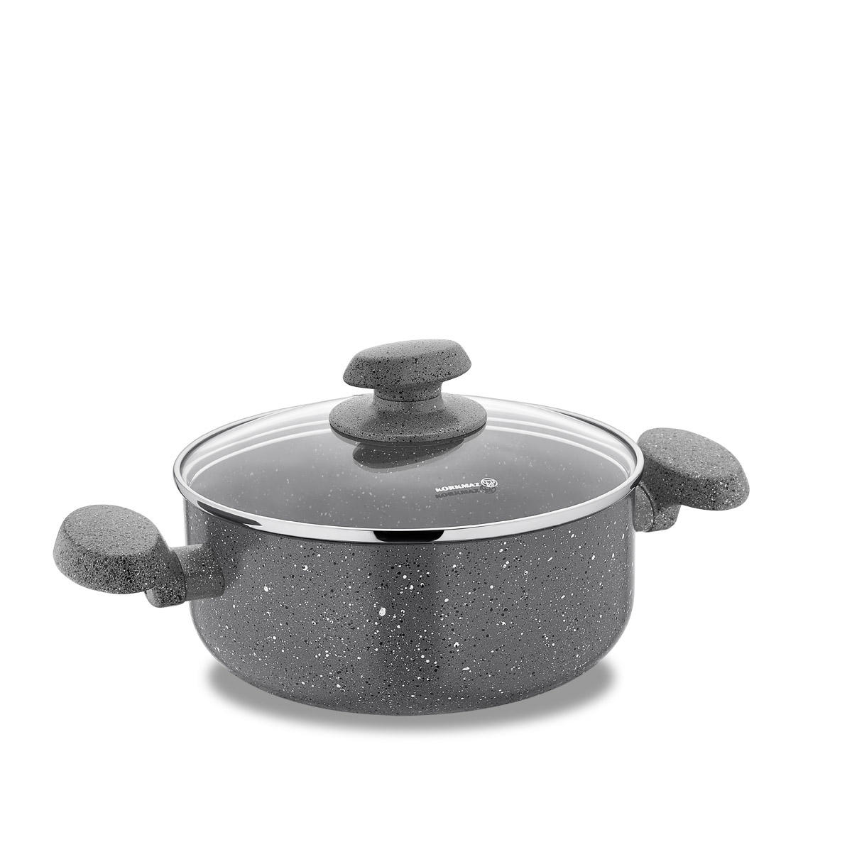 Korkmaz Mia 24 cm Granit Derin Tencere