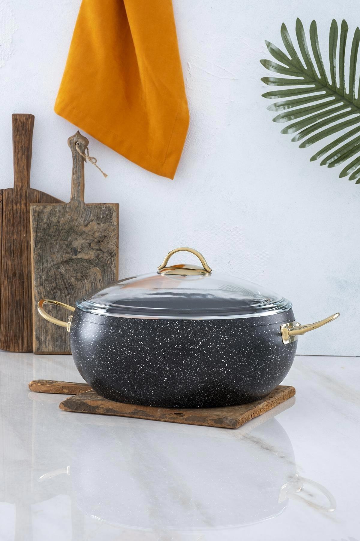 Acar Pn-22-0298/6 28 cm Granit Derin Tencere