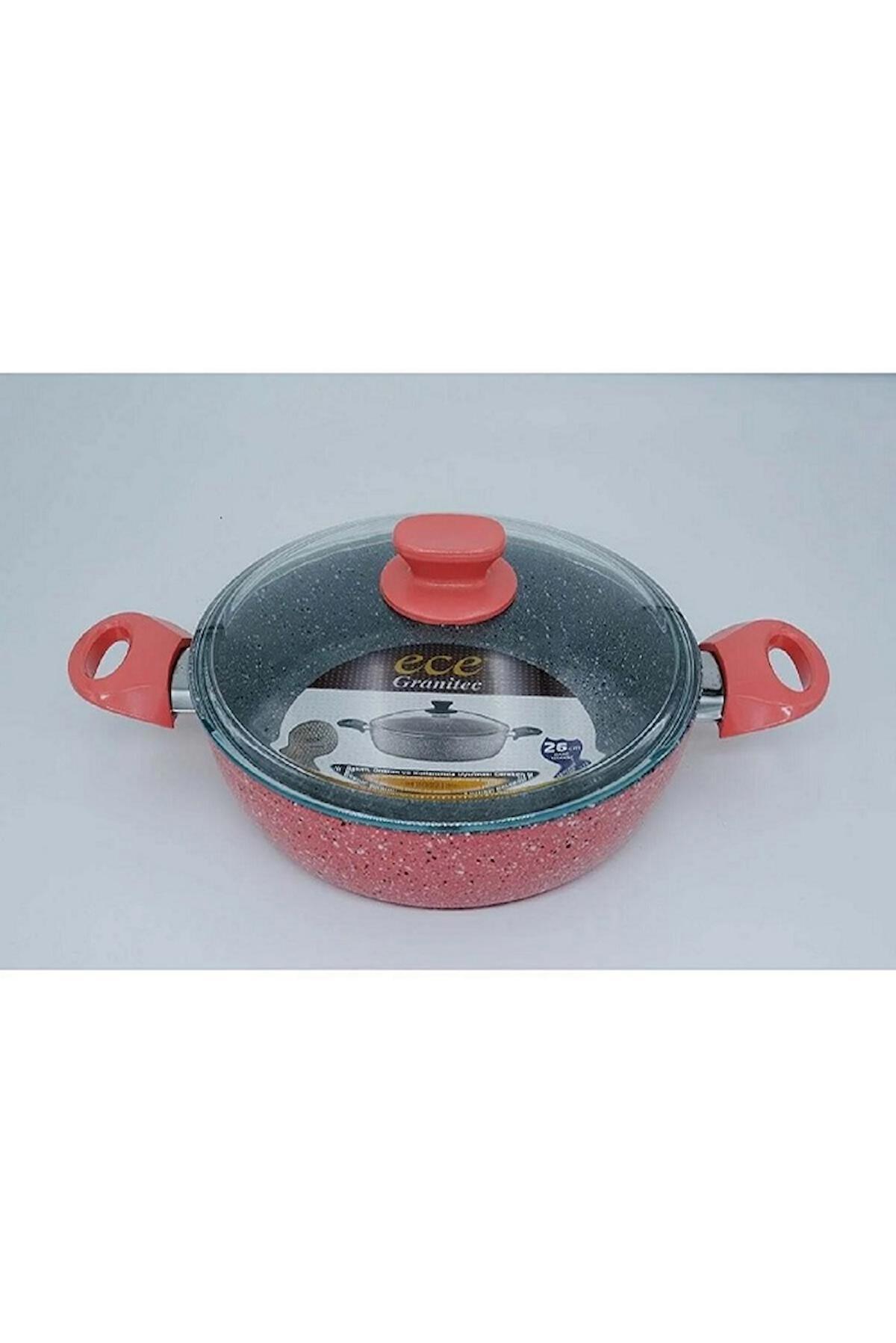 Hiper Ece 26 cm Emaye Granit Basık Tencere