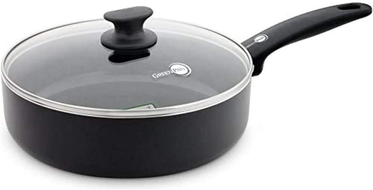 Green Pan Cw002216-002 Cambrıdge 24 cm Alüminyum Çelik Basık Tencere