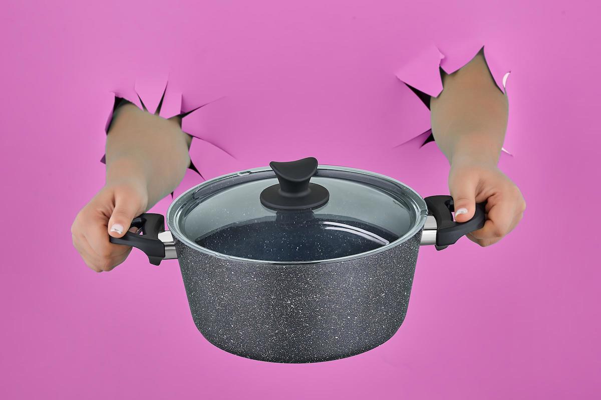Taç Mastercook No:24 24 cm Granit Derin Tencere