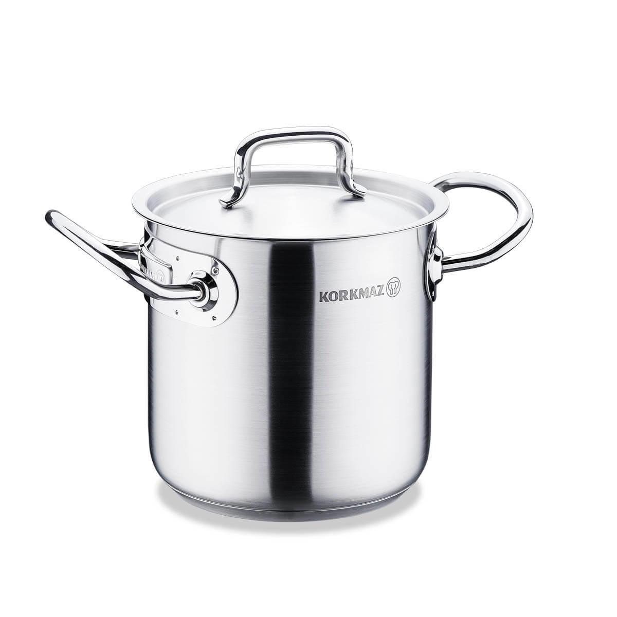 Korkmaz Proline Gastro 14x14 cm Paslanmaz Çelik Derin Tencere