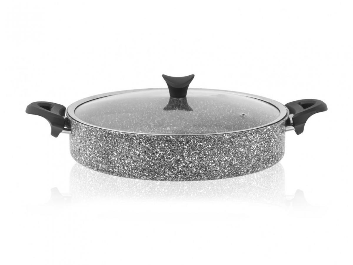 Taç 20 cm Granit Basık Tencere
