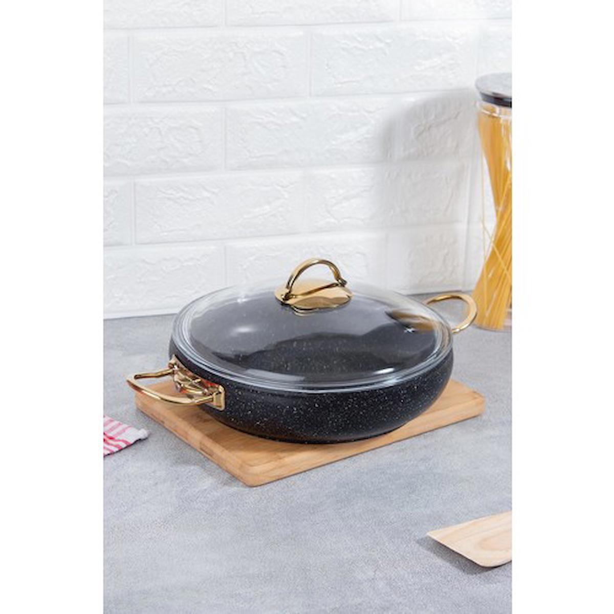 Acar Pn-22-0299/6 26 cm Granit Basık Tencere