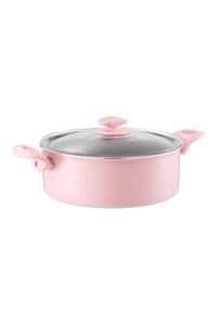 Mehtap Rosa Teflon 24 cm Teflon Derin Tencere