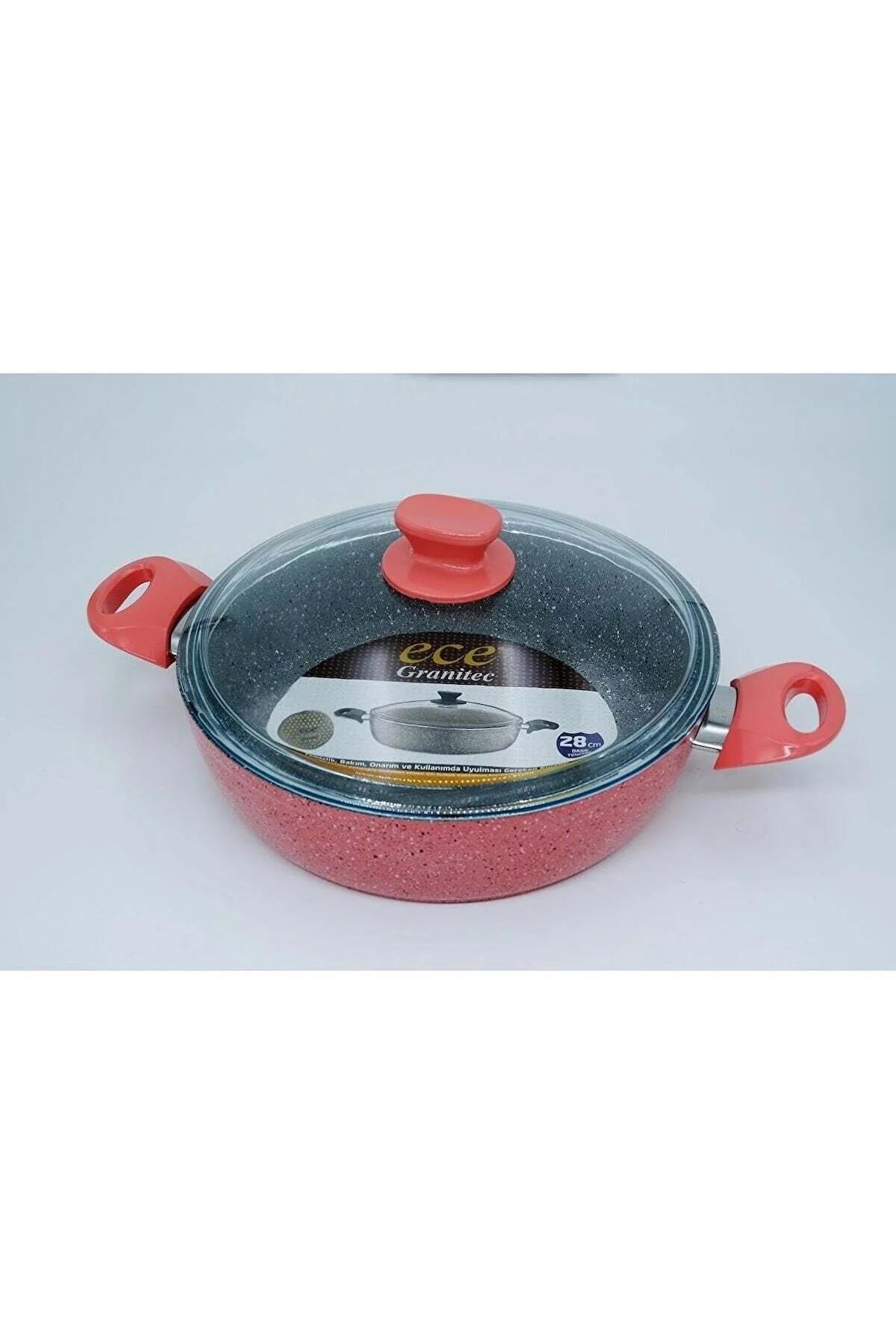 Hiper 28 cm Emaye Granit Basık Tencere