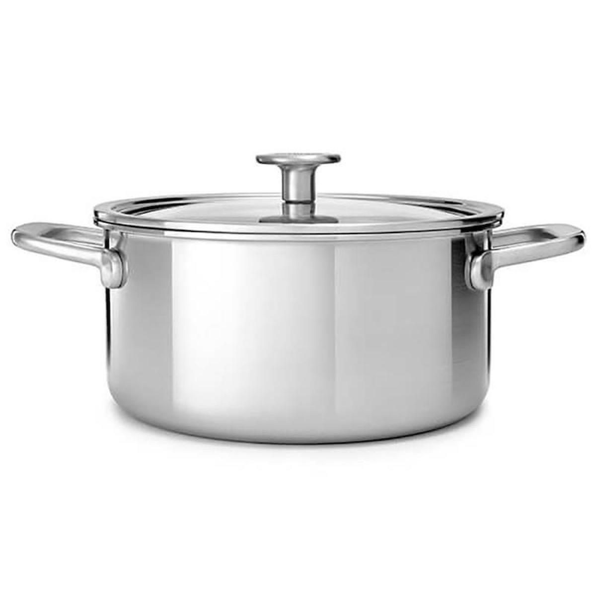 Kitchen Aid 24 cm Paslanmaz Çelik Derin Tencere