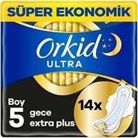 Orkid Ultra Extra Plus İnce 14'lü Hijyenik Ped 1 Adet
