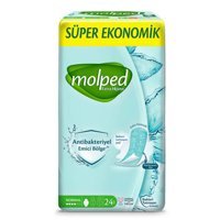 Molped Antibakteriyel Var İnce 240'lı Hijyenik Ped 1 Adet