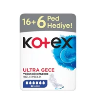 Kotex Ultra İnce 22'li Hijyenik Ped 1 Adet