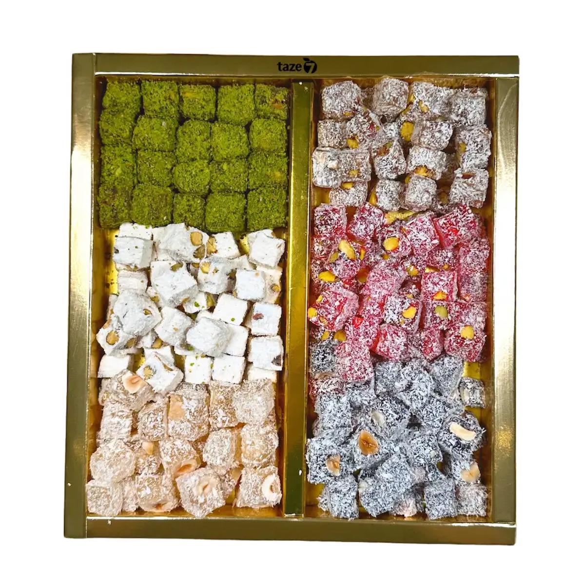 Taze7 Karışık Çifte Kavrulmuş Lokum 700 gr